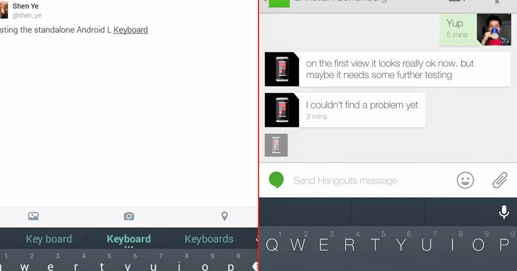 Android L keyboard APK