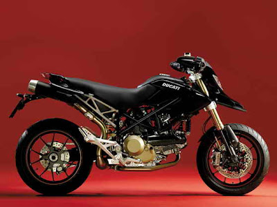 Black Hypermotard Motor Touring