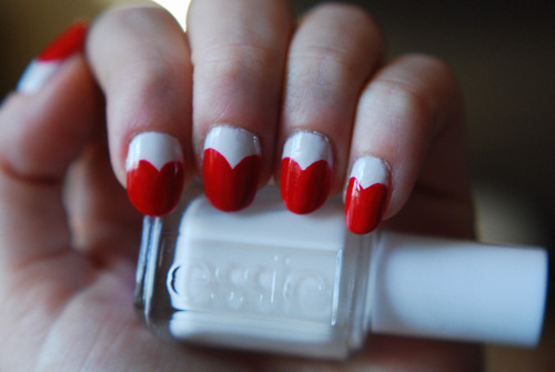 valentine's day,valentine's day nails,heart nails,nail art,nail diy