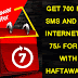 Get 700 Mins 700 SMS 70 MB 3G Internet Jazz Haftawar Package