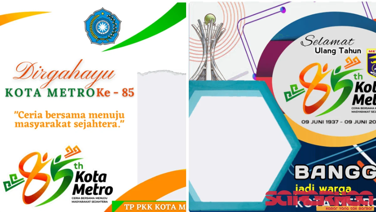 link twibbon hari jadi kota Metro ke-85