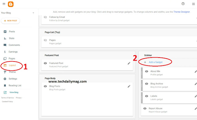 Step8_How To Create HTML Sitemap Page In Blogger in 2021