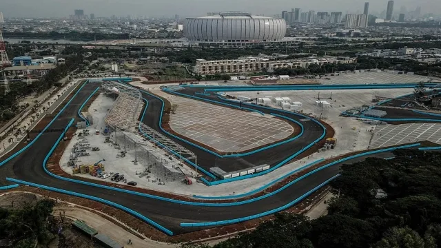 Yeey! Rampung 100 Persen, Sirkuit Formula E Siap Dipakai Balapan