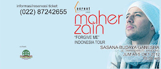  Maher Zain “FORGIVE ME” Indonesia Tour (Info Nasheed Concert)