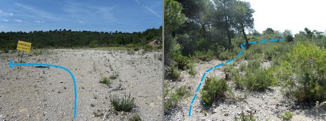 ROCA FORADADA - SALT DEL MISERI - FONDO DEL SETRILL - URBANITZACIÓ EL PRIORAT DE LA BISBAL DEL PENEDÈS, plaça de les Arnes a la zona del Fondo del Setrill - El Montmell