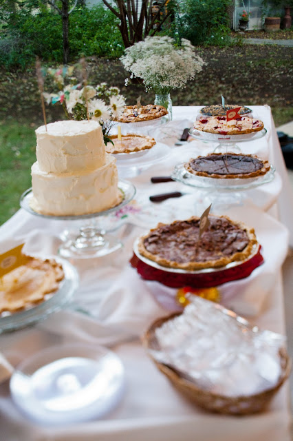 texas wedding dessert table