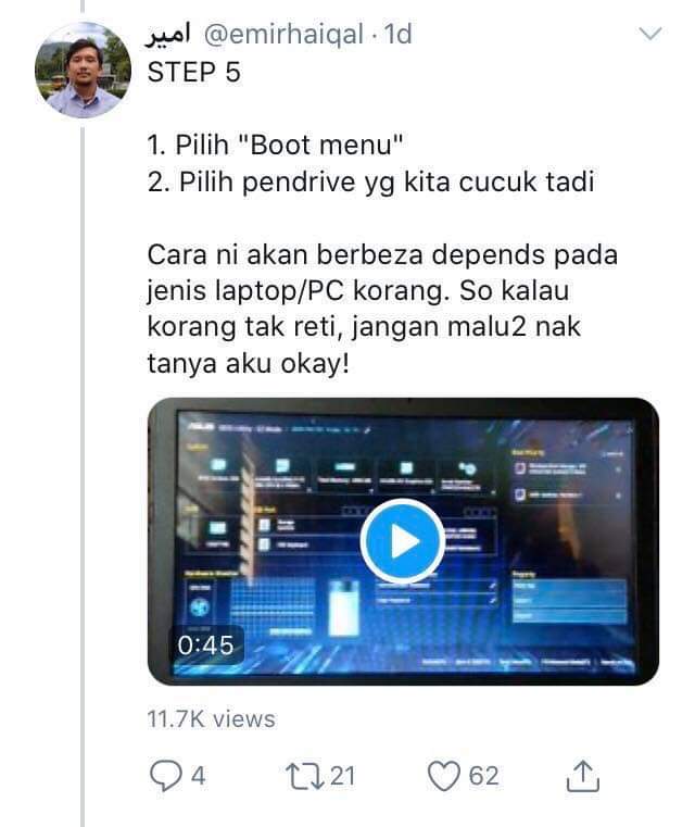 [Step-by-Step Tutorial Lengkap] Cara re-Install Windows Untuk Hilangkan Malware / Bugs / Virus di Desktop / Laptop