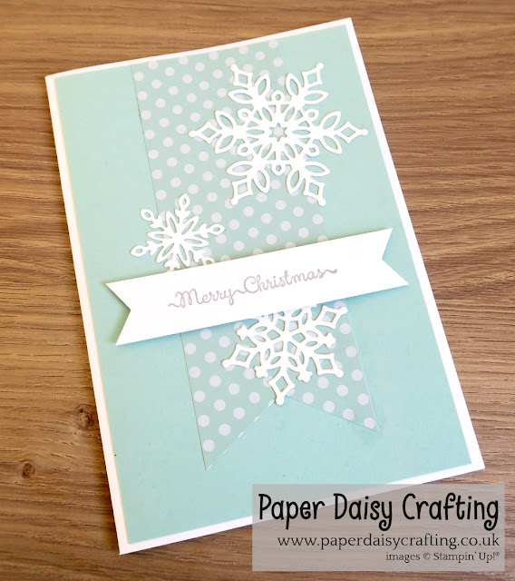 Snowfall dies Stampin Up