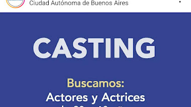 CASTING en ARG: Se buscan ACTORES y ACTRICES de 20 a 60 años BILINGÜES para PROYECTO