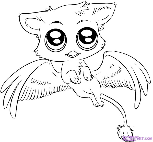 Dragoart Coloring Pages Cute Animals