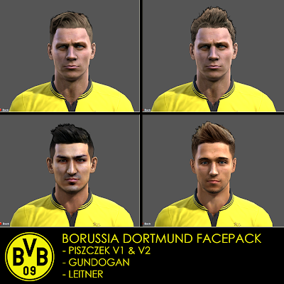 Borussia Dortmund Facepack PES 2013 by Izzi