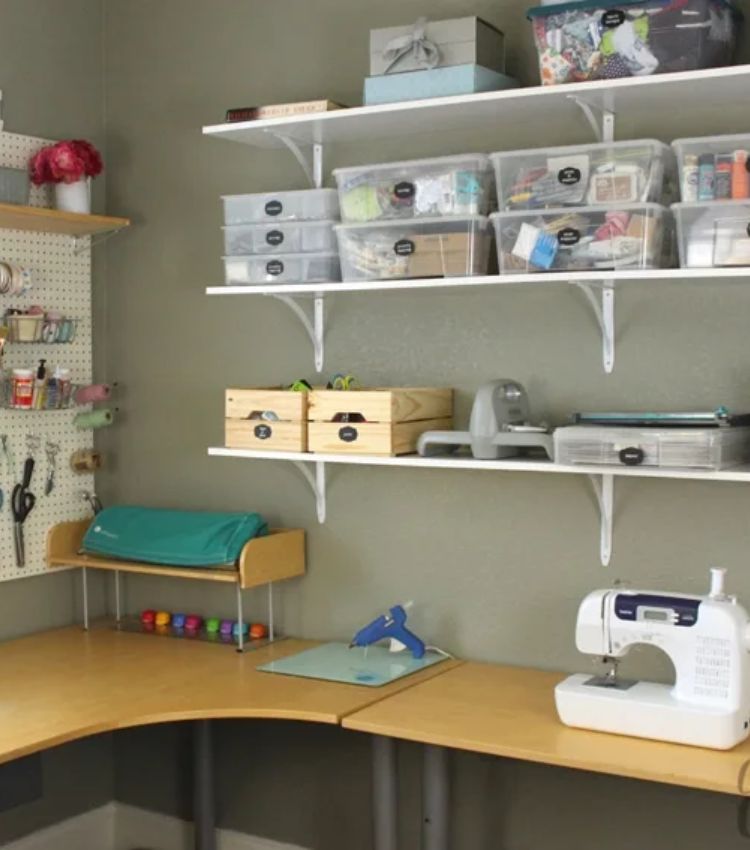 Craft Storage  Sewing Room Organization And Supplies