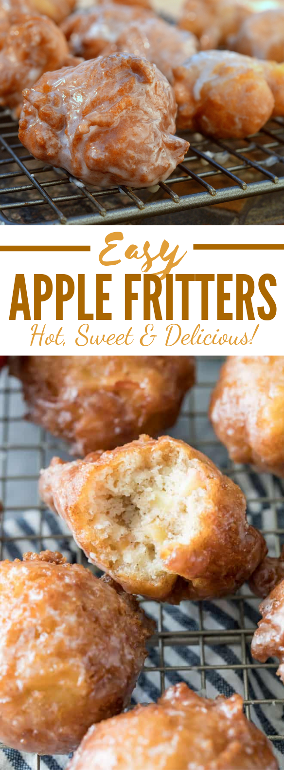 EASY APPLE FRITTERS #desserts #homemade