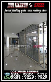 Gambar Multikaryasteel Pusat Penjualan Pasang Baru Rolling Door jenis slat daun besi galvalum dan aluminium Jenis rolling door one sheet dan rolling door industri otomatis Harga Murah untuk seluruh wilayah serpong karawaci bintaro bsd pik tangerang Bekasi jakarta babelan gabus bogor depok tangerang cikarang karawang cengkareng dan wilayah jabodetabek lainnya