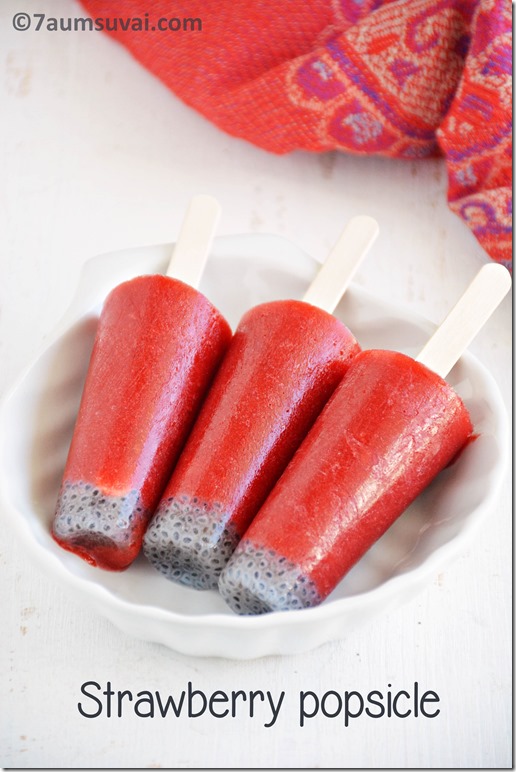 Strawberry popsicle 