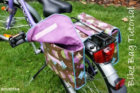 double bike bag sewing tutorial