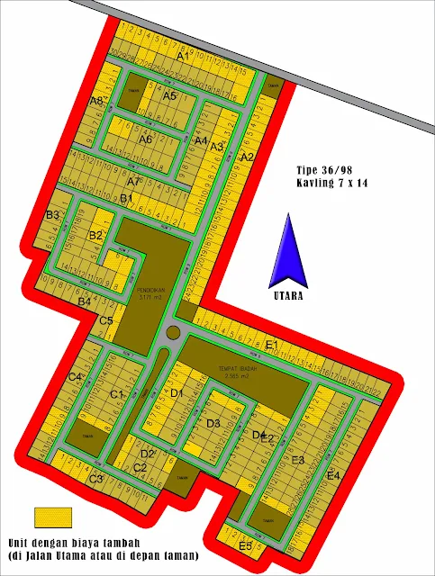 Site Plan Perumahan Kecil