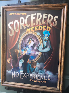 Sorcerers Needed Magic Kingdom Poster Disney World