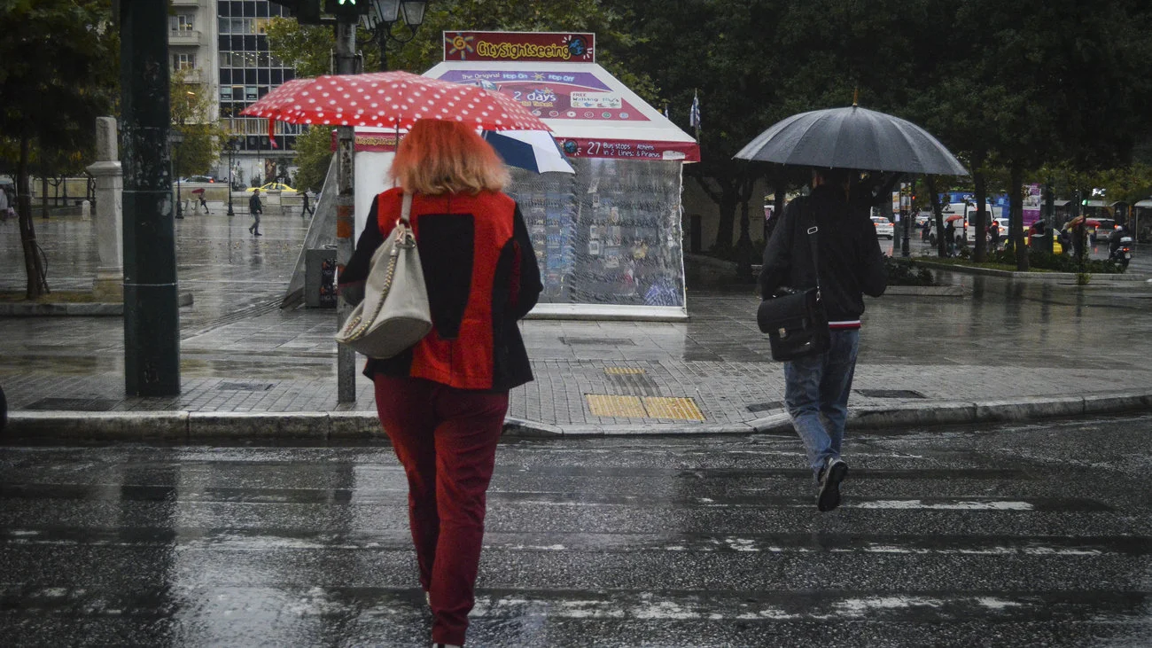 Βροχές, καταιγίδες, χαλάζι και πτώση της θερμοκρασίας