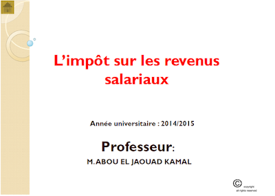 L’impôt sur les revenus salariaux