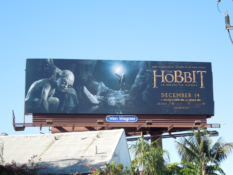 Hobbit Gollum billboard