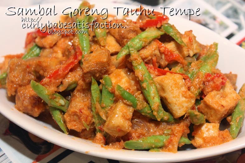 Curlybabe's Satisfaction: Sambal Goreng Tauhu Tempe