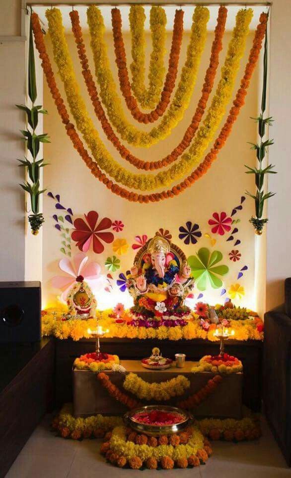 27 Best Trending Ganesh Chaturthi Decoration Ideas for home