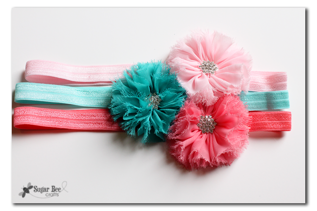 602 New baby headbands no sew 352 Easy Elastic Hair Ties and Headbands (no sew!)   with Hairbow Supplies   