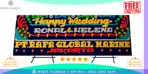 Papan Bunga jumbo Pernikahan 03