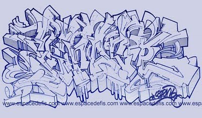 Graffiti sketches, http://amazing-graffiti.blogspot.com/