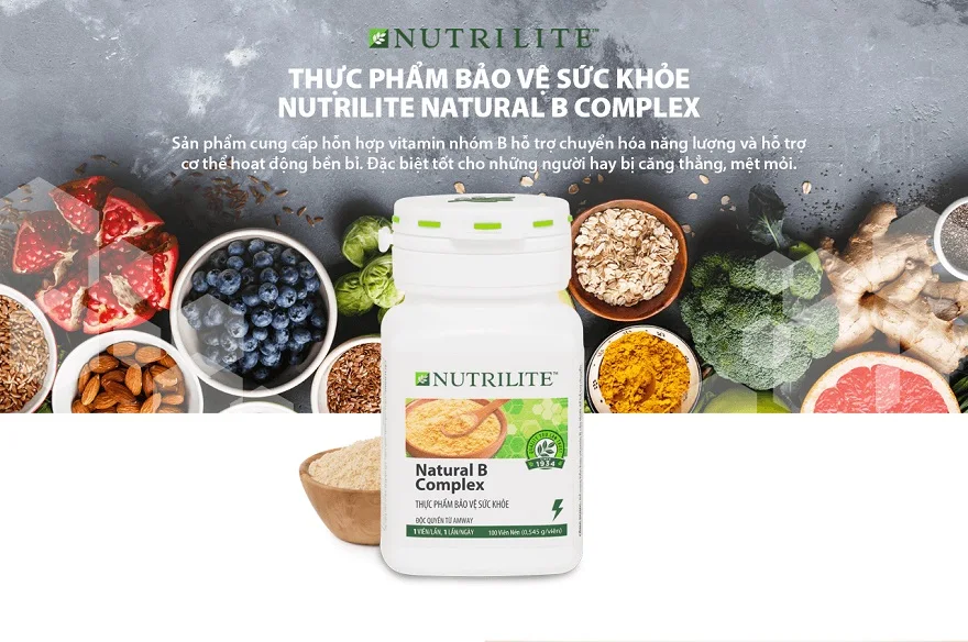Cung cấp Vitamin B1 bằng sản phẩm B complex của Nutrilite