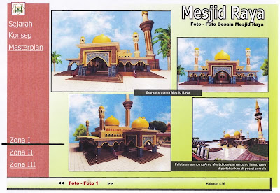 Desain Masjid Raya Pekanbaru