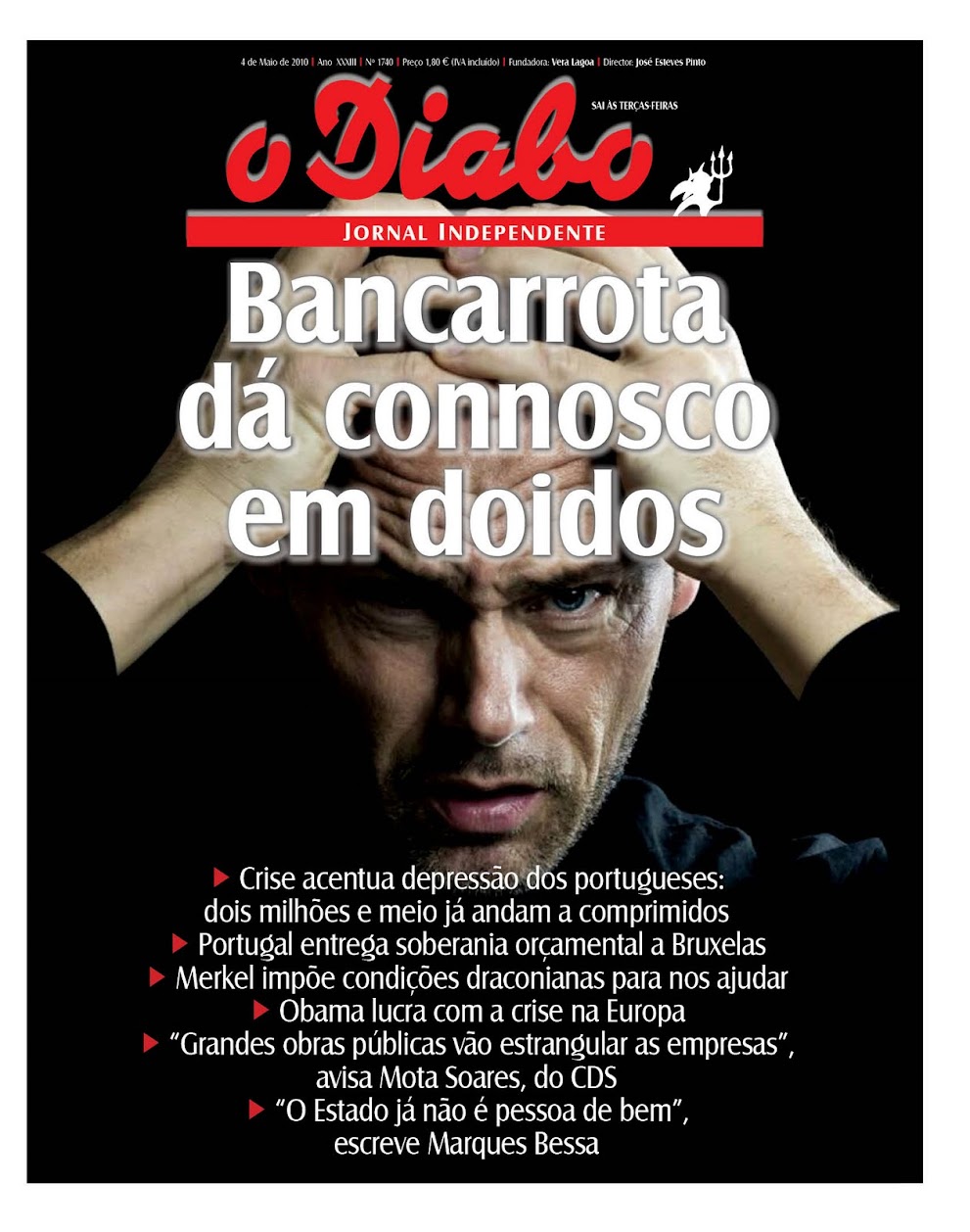 capa de « o Diabo»