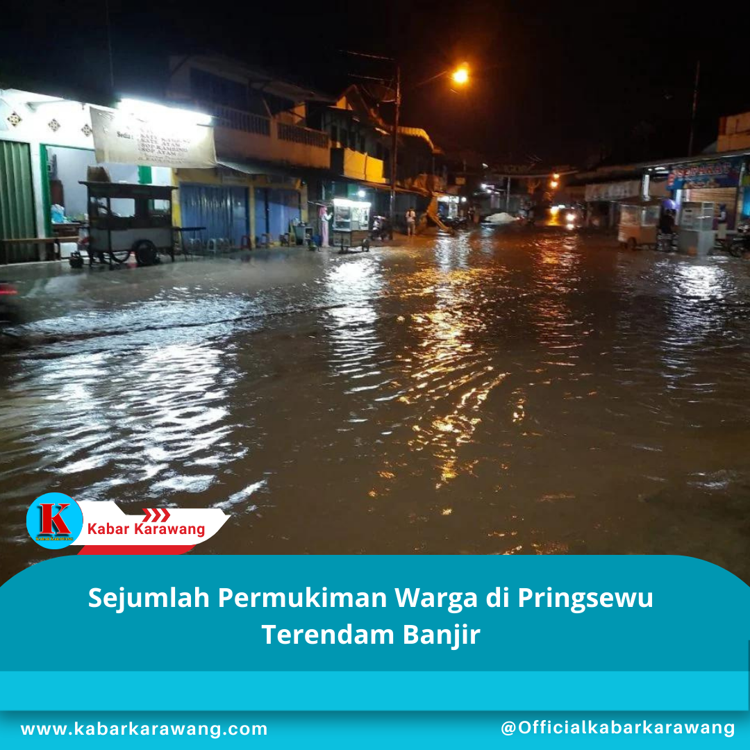 Sejumlah Permukiman Warga di Pringsewu Terendam Banjir