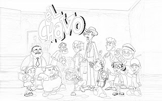 Dibujos del chavo para colorear