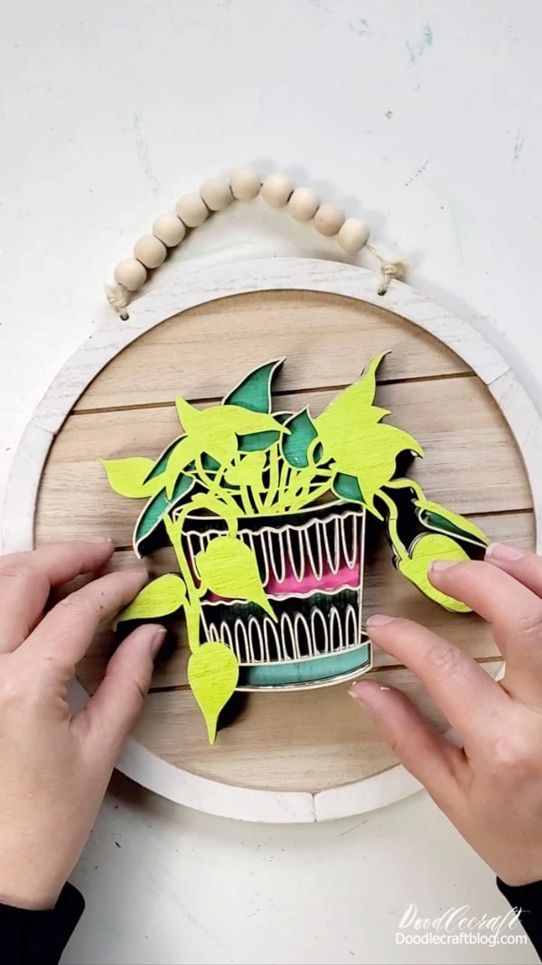 As you glue these delicate layers together, your mind will fill with so many more ideas of things to make with your laser cutter and color with your Tooli-Art Acrylic Paint Pens.