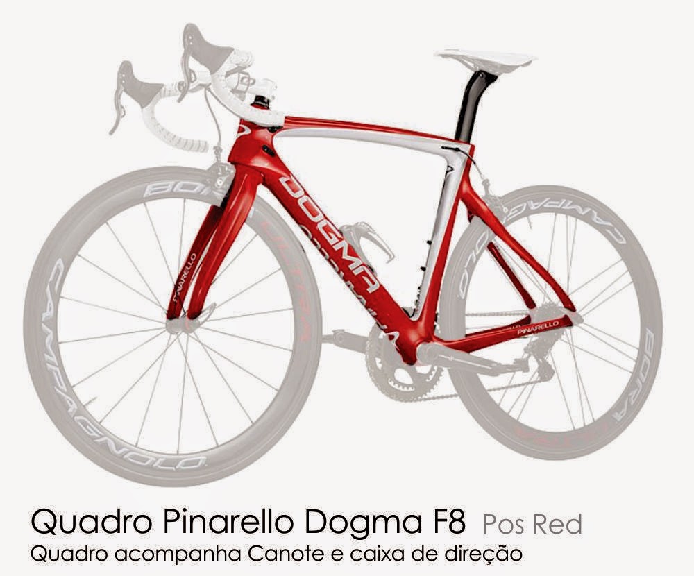 Quadro Pinarello F8 Pos Red