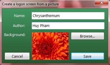 Logon Screen Customize