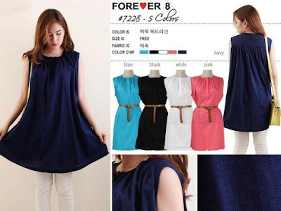 Baju Big Size Forever 8 Dress 7228 - 9716