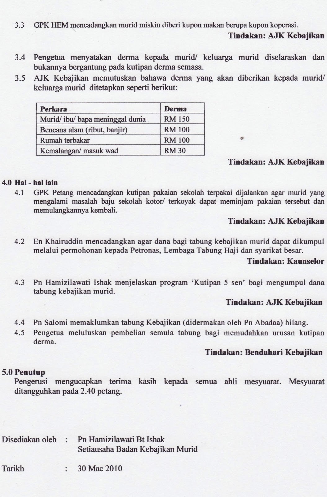 Contoh Buku Program Hari Kantin - Contoh Win