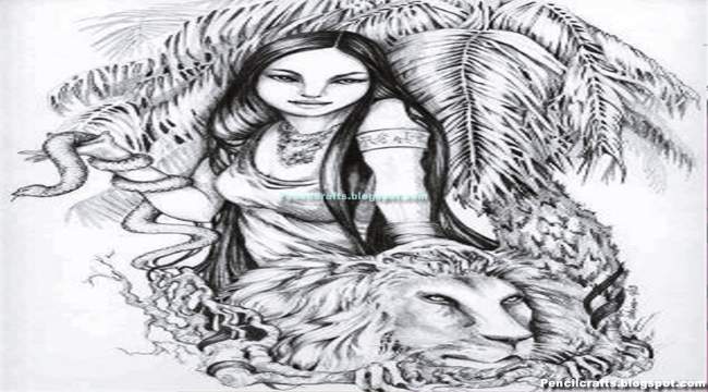 Easy Drawing Of God's Creation, Drawing God.Com, Drawing Of God Of War Characters, Children's Drawing Of God, Colour Pencil Drawing Of God, Drawing Of Goddess Durga,