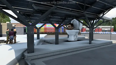 Mod Skibidi Toilet ETS2 1.45-1.47