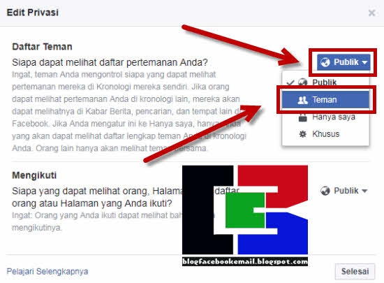 Cara Agar Teman Tidak Bisa Melihat Daftar Teman Kita di ...