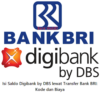 Isi Saldo Digibank by DBS lewat Transfer Bank BRI: Kode dan Biaya