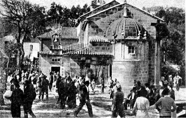 Santuario de Pastoriza (fotografía publicada en 1930)