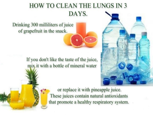 HOW TO CLEAN THE LUNGS IN 3 DAYS. very important Info