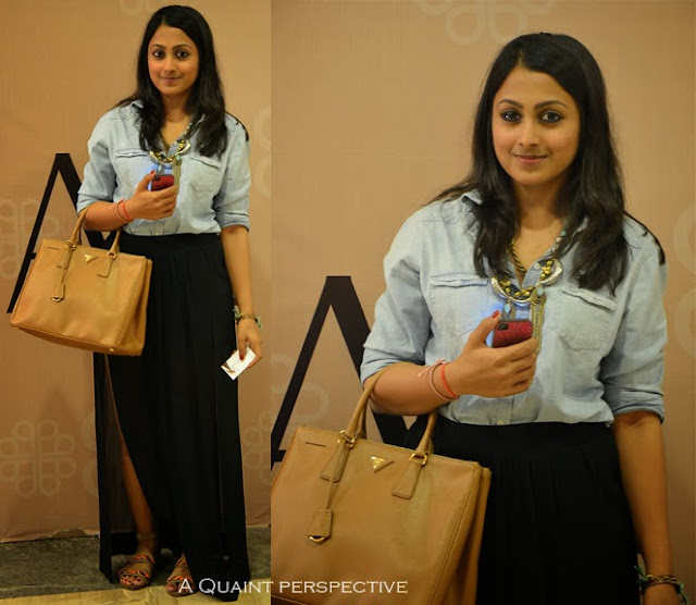 I noticed Anushree for the way she mixed her pieces an styled herself.