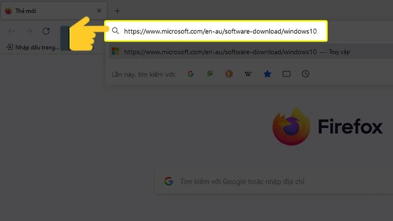 Cách tải Windows 10 file ISO