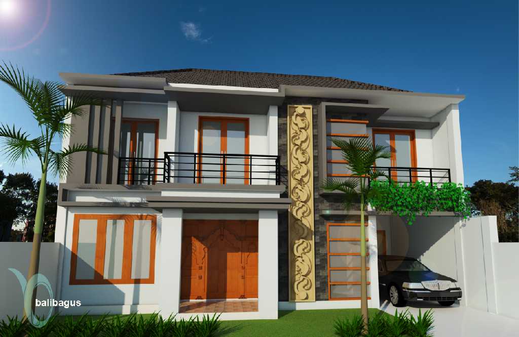 50 Model  Desain Rumah  Minimalis  2  Lantai  Desainrumahnya com