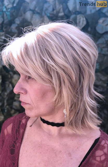 Shag Haircut for Women over 50